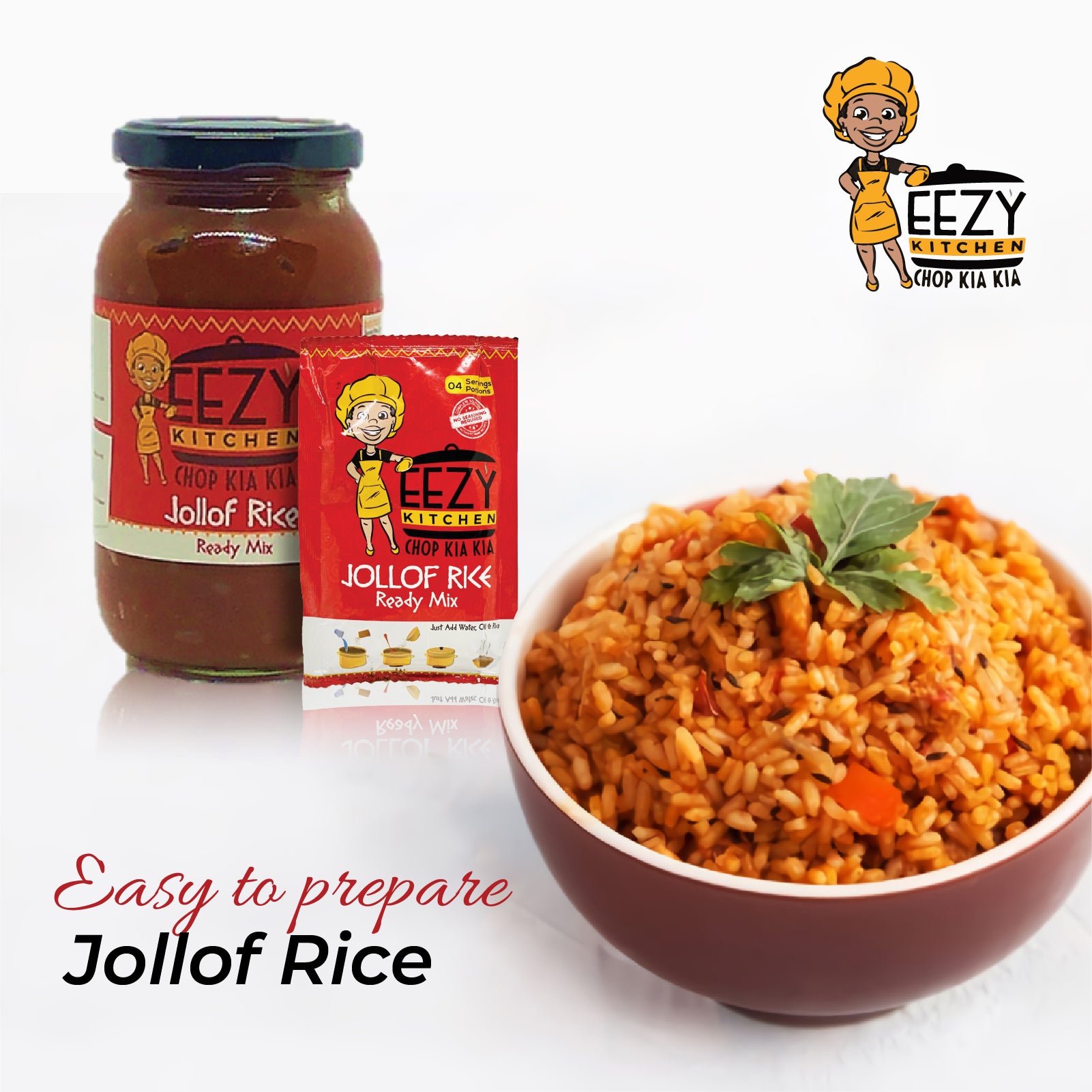 Jollof Rice Ready Mix – Eezy Kitchen UK